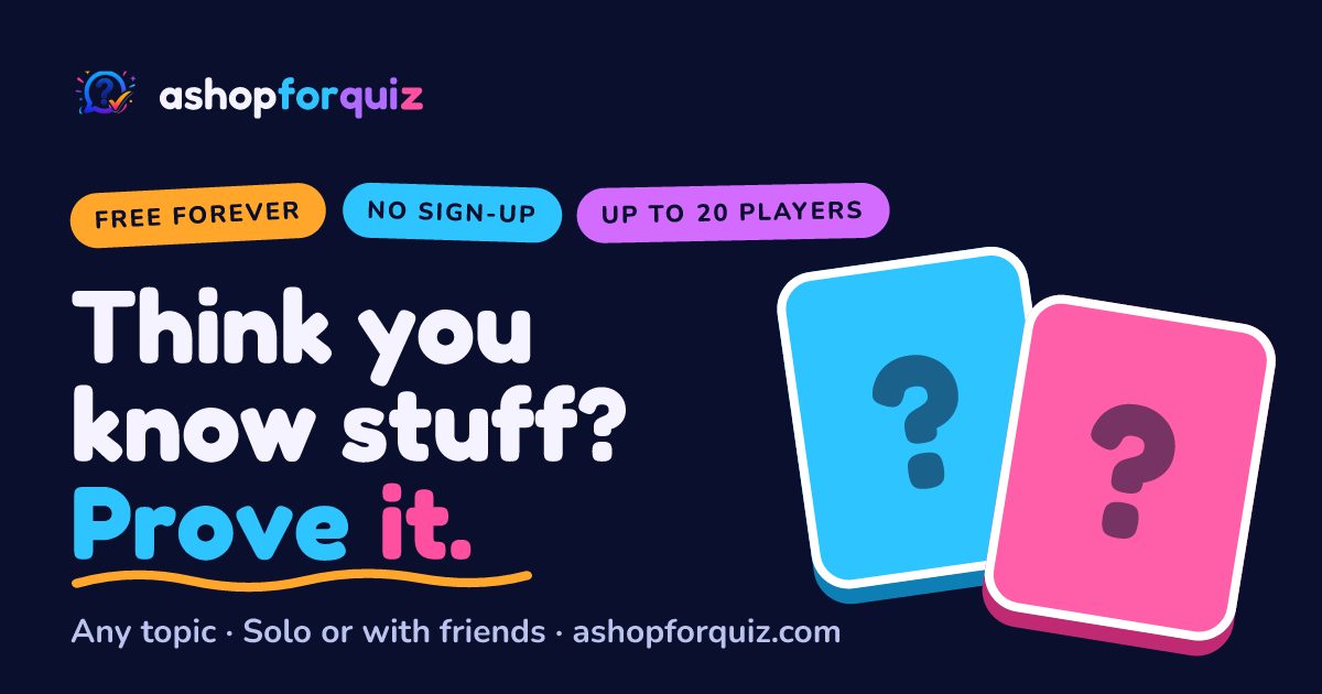 A Shop for Quiz - Casual