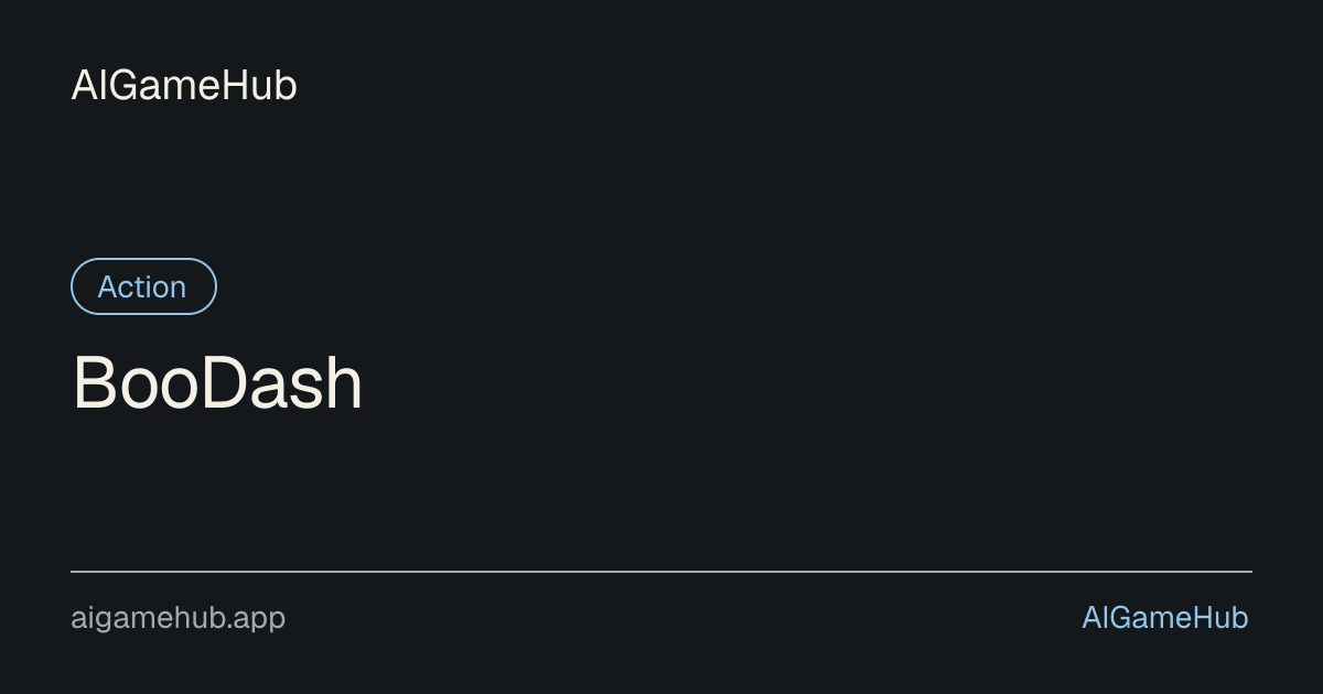 BooDash - Action