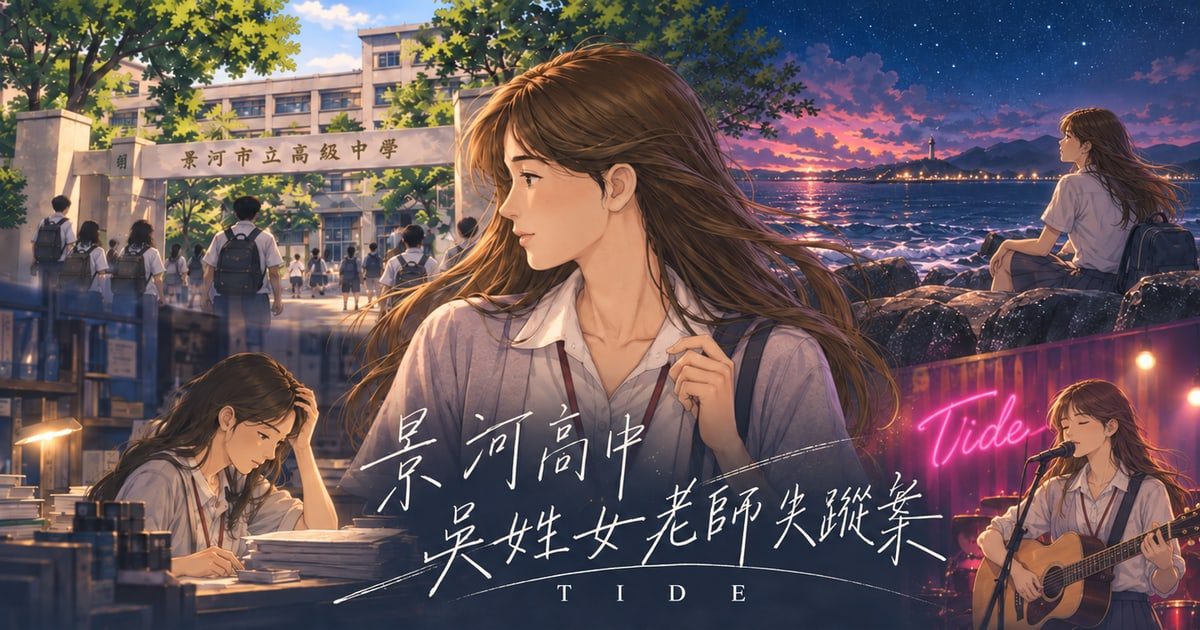 景河高中吳姓女老師失蹤案 (The Disappearance of Ms. Wu at Jinghe High School) - Puzzle