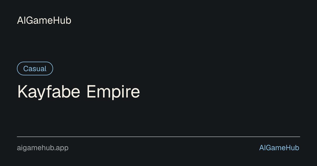 Kayfabe Empire - Casual