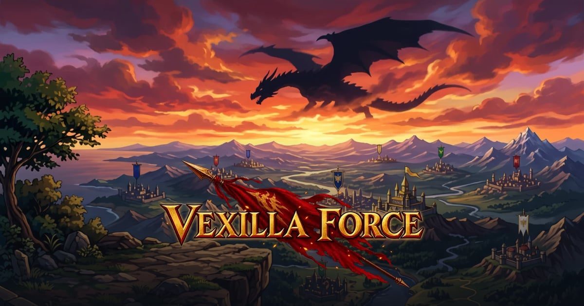 Released "VEXILLA FORCE," a browser-playable strategy simulation. Choose one of 40 factions and aim to unify the continent. Generals have full-body art and voices. - Simulation